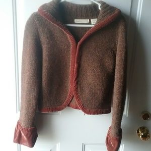 Anthropologie Sleeping On Snow Cardigan Sweate
